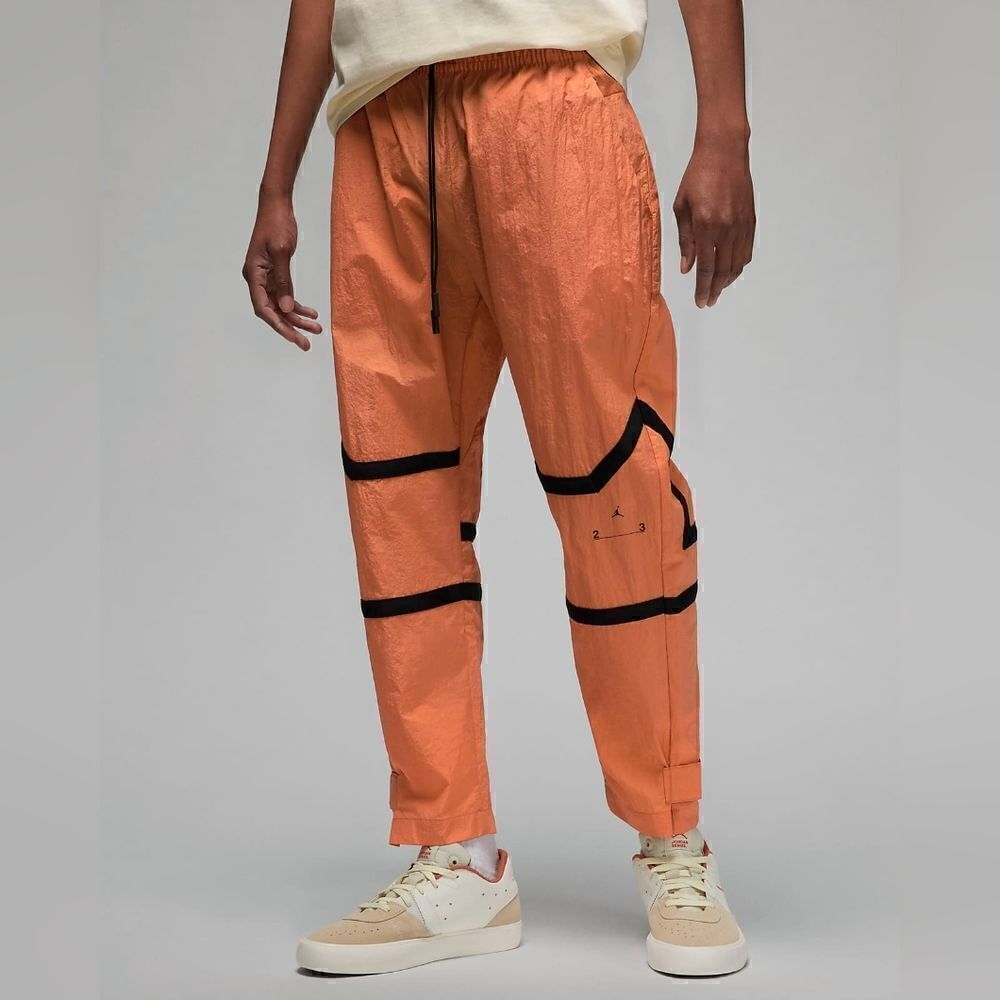 Air Jordan 23 Engineered Woven Pants Rust Oxide Black Men's Small S DV7699-872